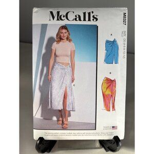 McCalls Womens Wrap Skirt Sewing Pattern M8327 Size 4-6-8-10-12 Uncut 2022